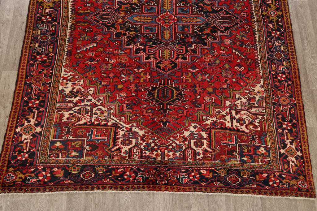 Geometric Heriz Persian Area Rug 9x11