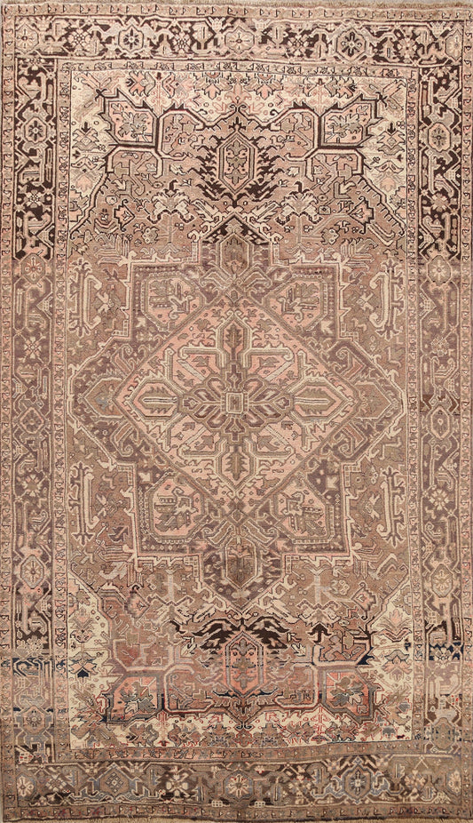 Geometric Heriz Persian Area Rug 8x11