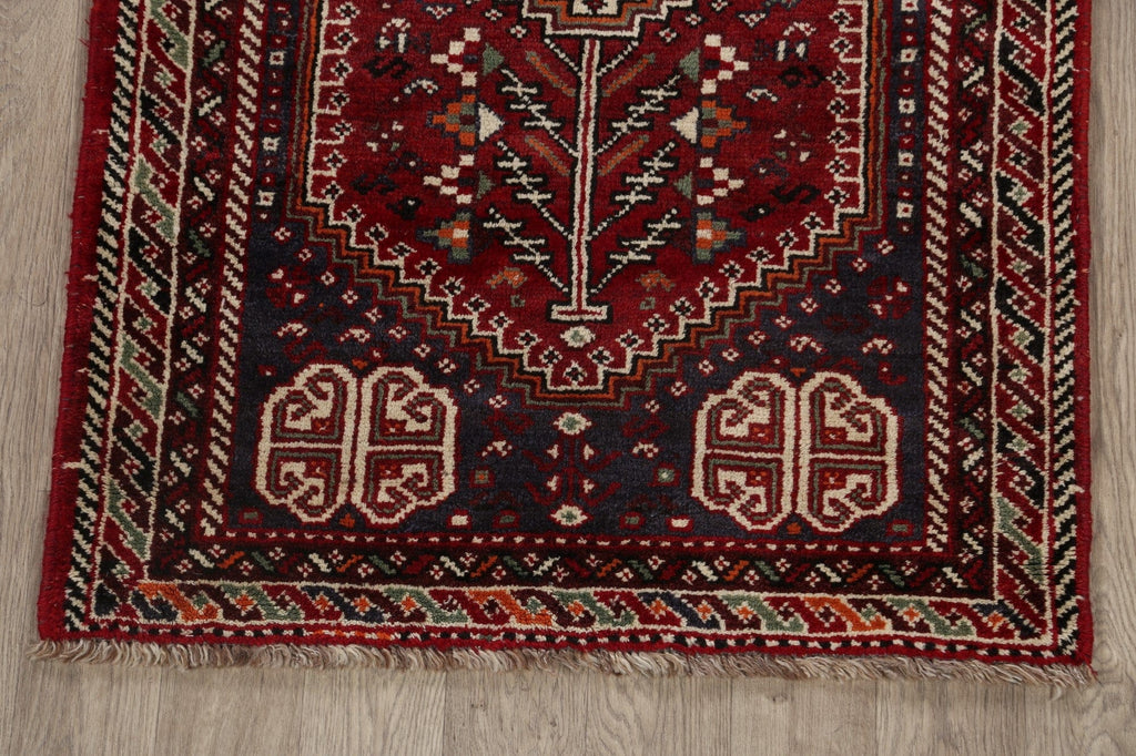 Tribal Red Shiraz Persian Area Rug 3x6