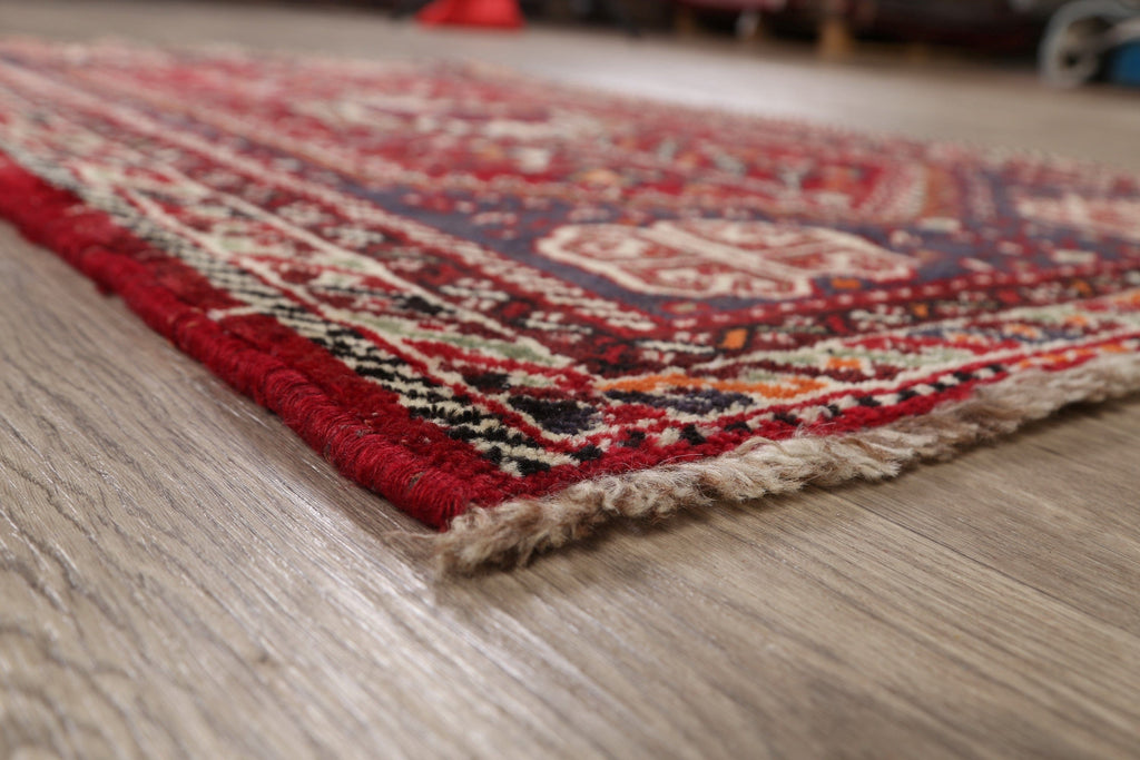 Tribal Red Shiraz Persian Area Rug 3x6