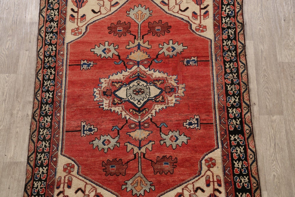 Antique Geometric Malayer Persian Area Rug 5x6