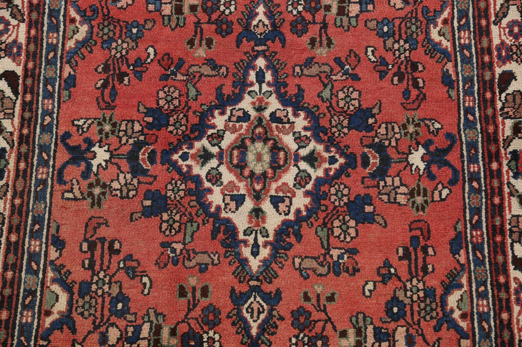 Floral Hamedan Persian Area Rug 4x7