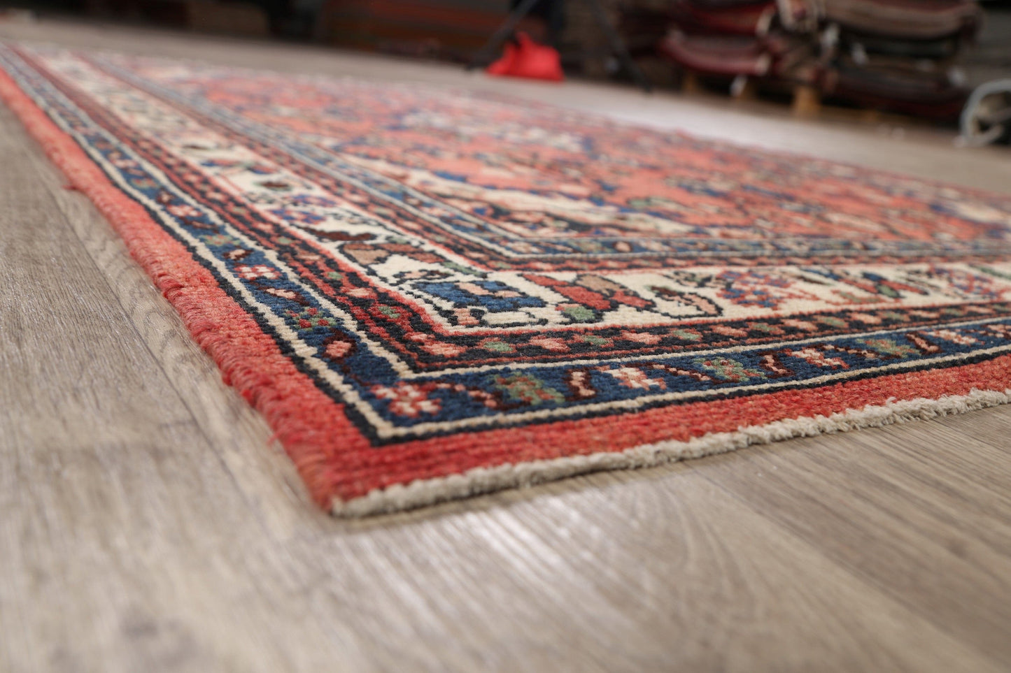 Floral Hamedan Persian Area Rug 4x7