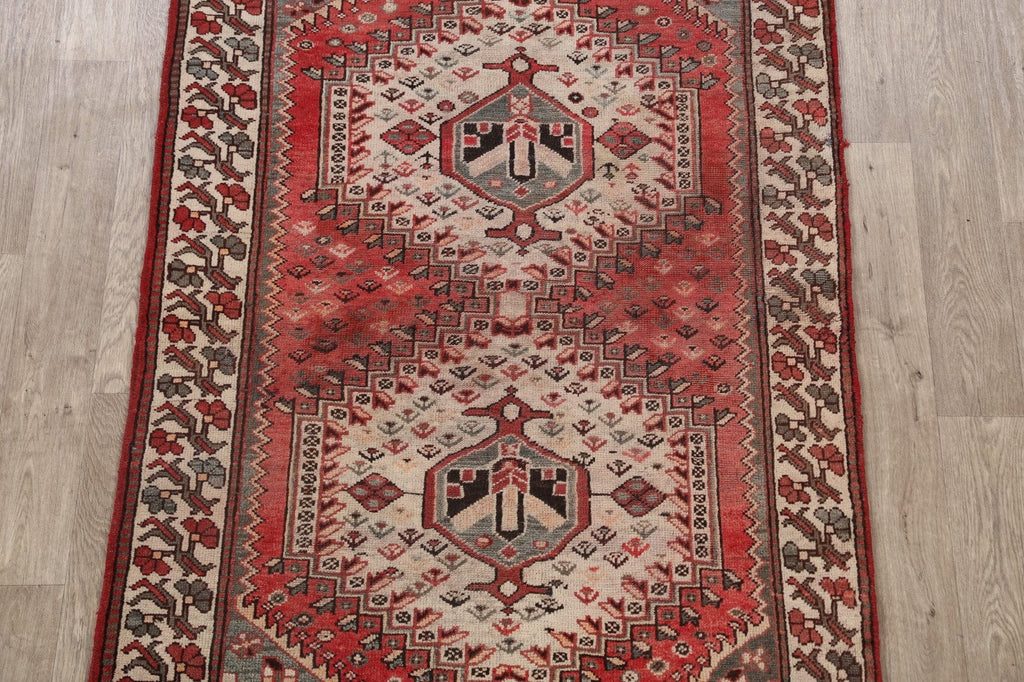 Antique Tribal Bakhtiari Persian Area Rug 4x7