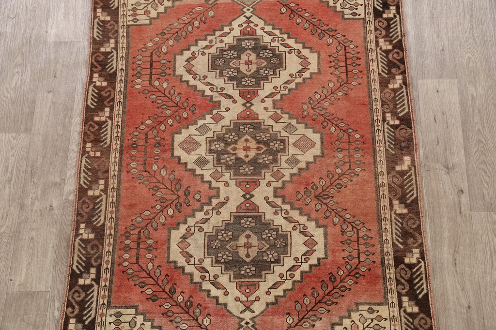 Antique Geometric Malayer Persian Area Rug 4x7