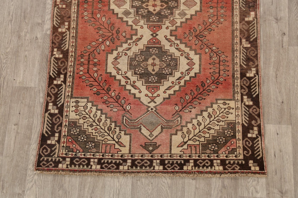 Antique Geometric Malayer Persian Area Rug 4x7