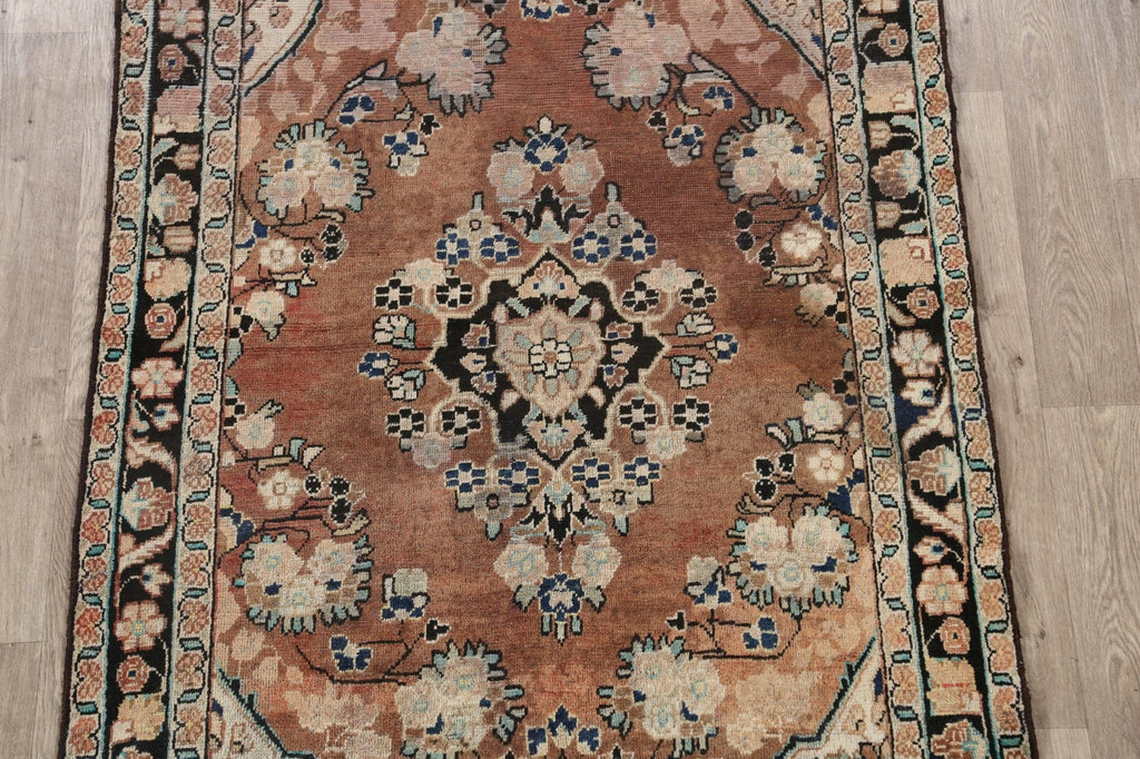 Floral Sarouk Persian Area Rug 4x7