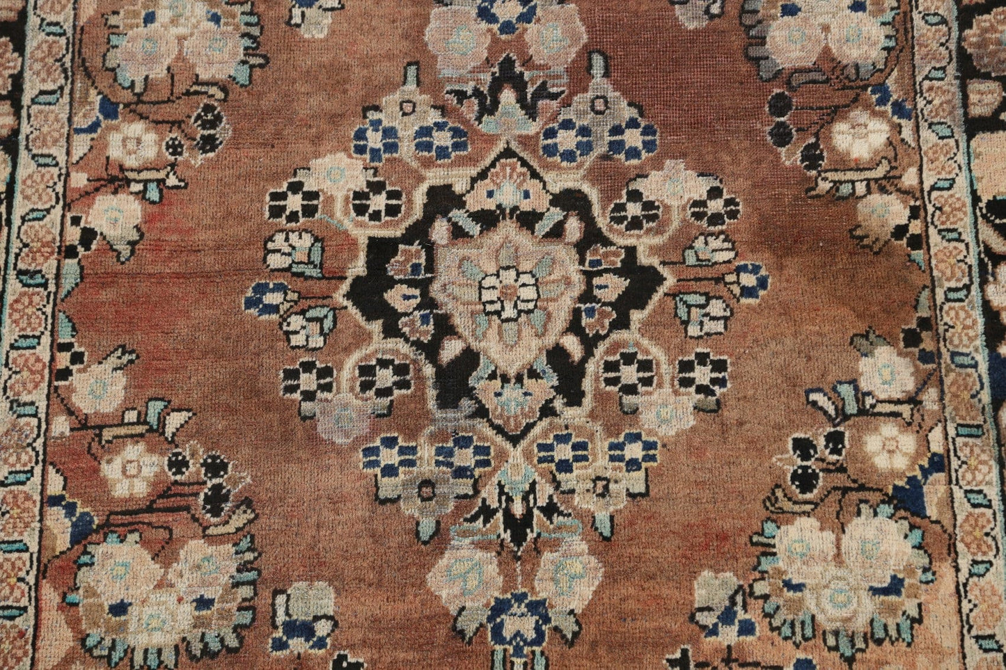 Floral Sarouk Persian Area Rug 4x7