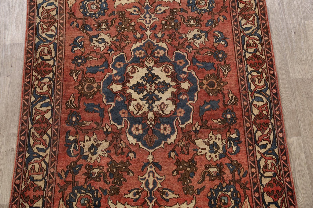 Antique Vegetable Dye Bakhtiari Persian Area Rug 5x7