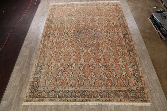 Pre-1900 Antique Tabriz Haj Jalili Persian Area Rug 10x14