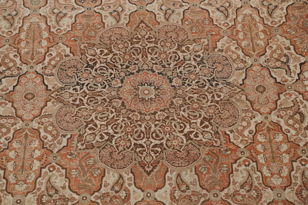 Pre-1900 Antique Tabriz Haj Jalili Persian Area Rug 10x14