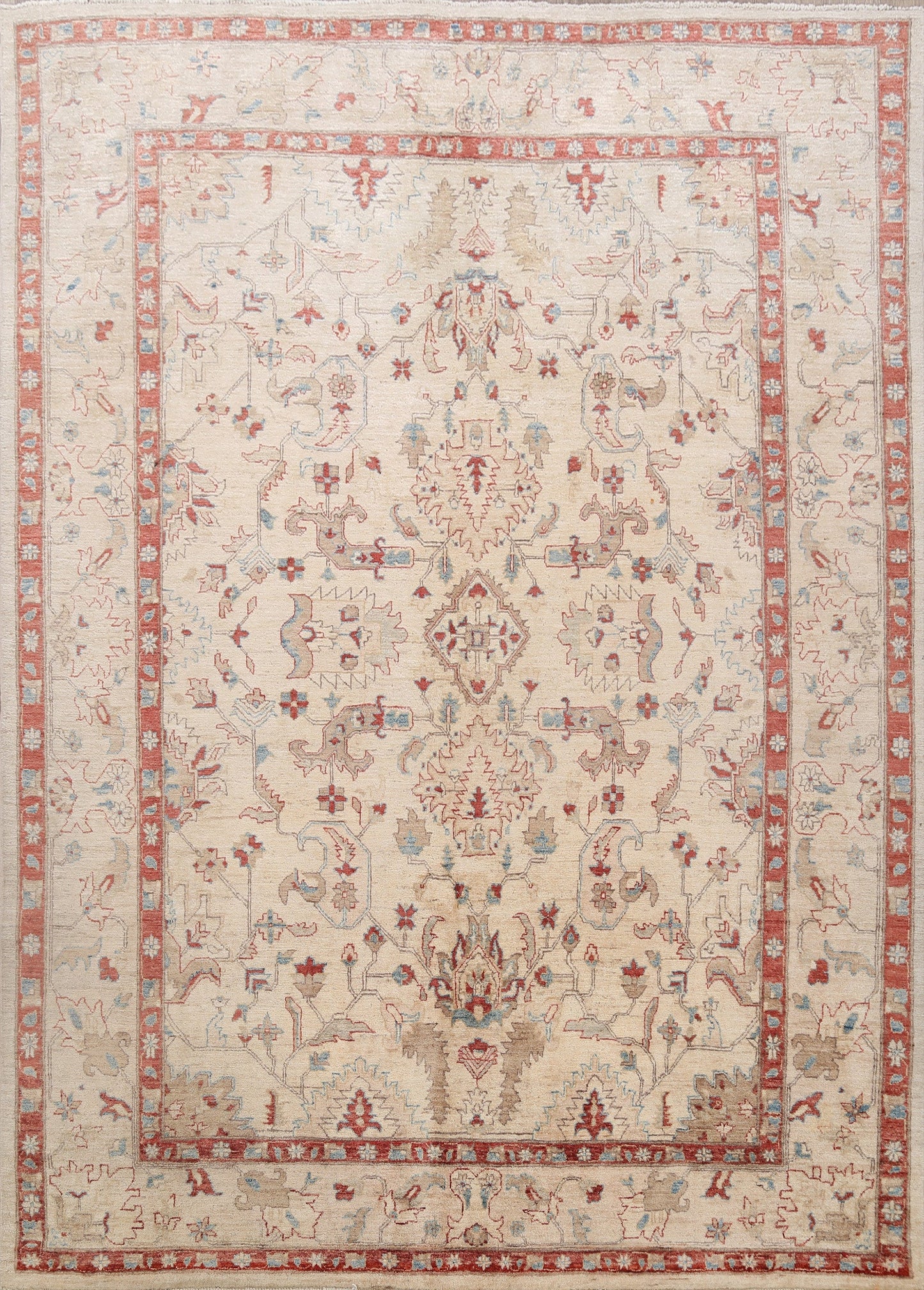 Floral Peshawar Oriental Area Rug 8x9