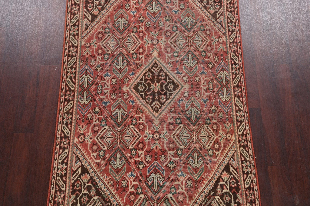 Antique Geometric Mahal Persian Area Rug 4x7