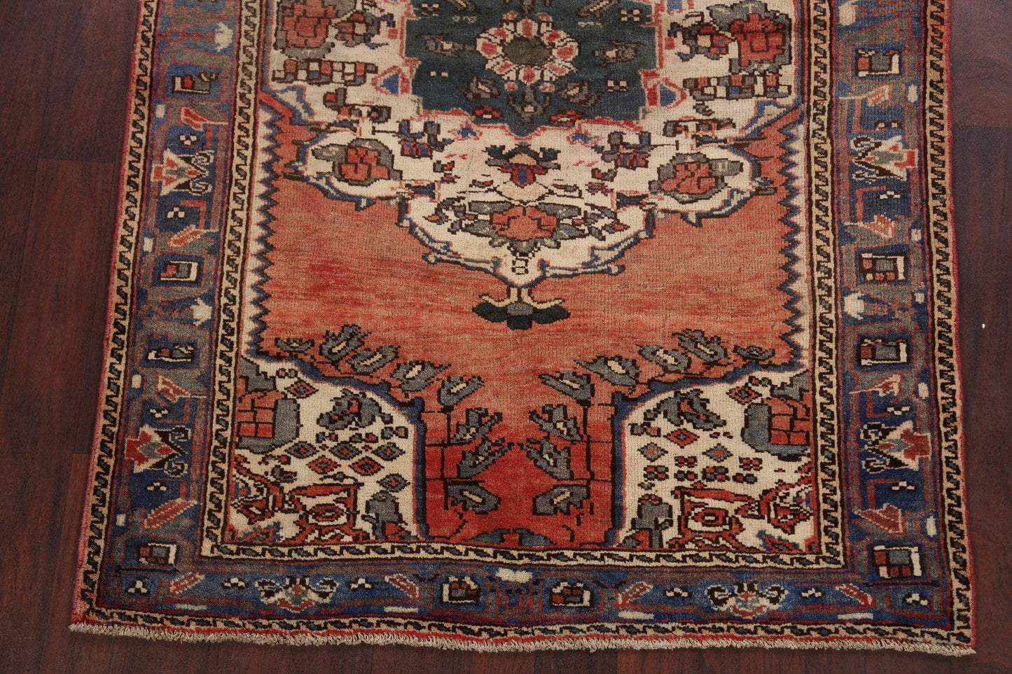 Geometric Bakhtiari Persian Area Rug 5x7