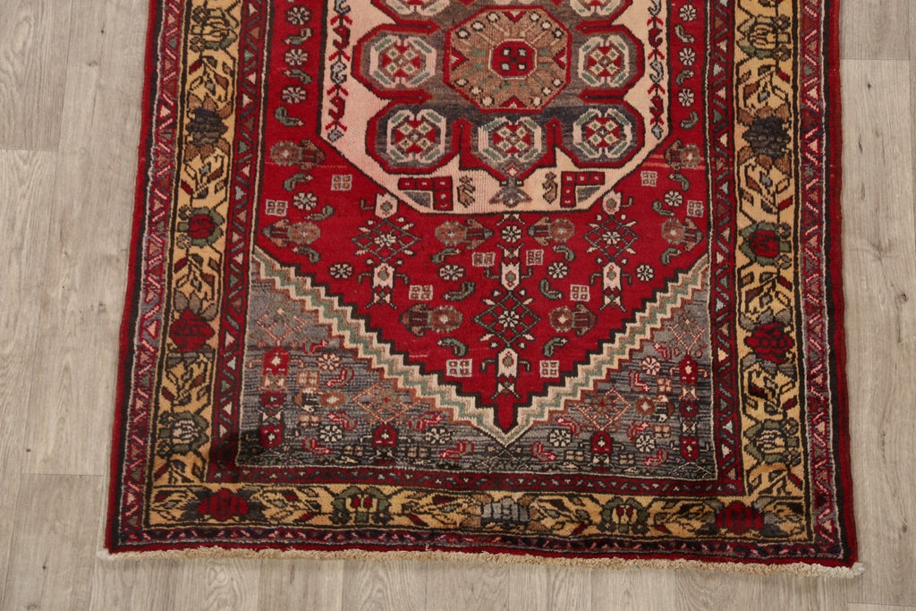 Tribal Hamedan Persian Area Rug 4x6