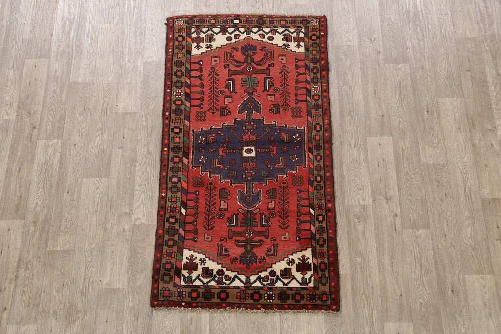 Tribal Hamedan Persian Area Rug 3x6