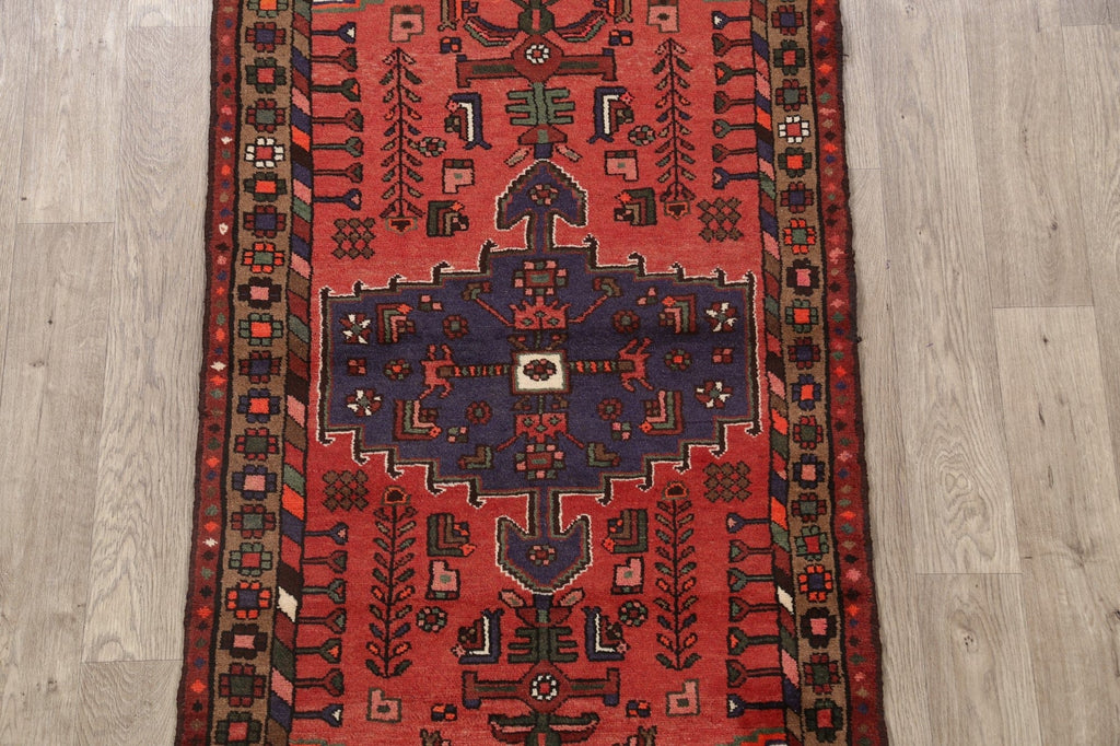 Tribal Hamedan Persian Area Rug 3x6