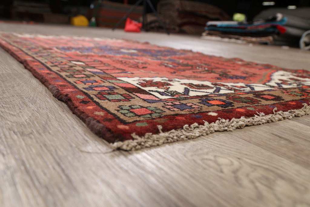 Tribal Hamedan Persian Area Rug 3x6