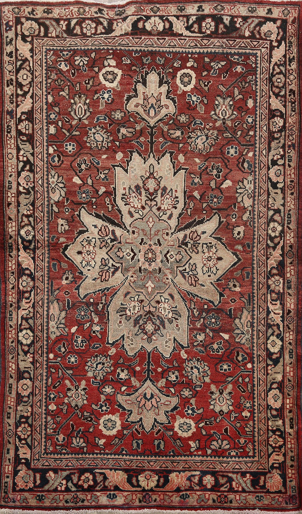 Floral Mahal Persian Area Rug 4x7