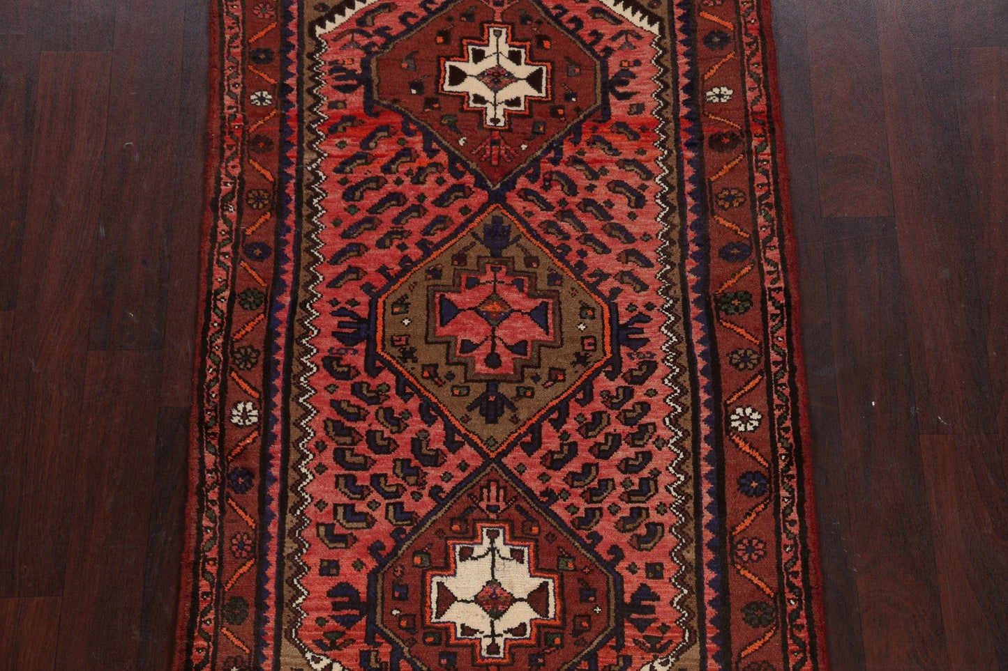 Tribal Hamedan Persian Area Rug 3x6