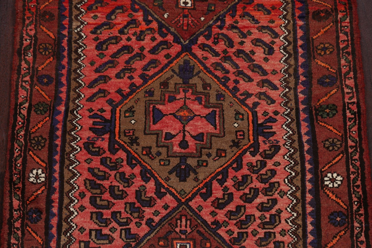 Tribal Hamedan Persian Area Rug 3x6