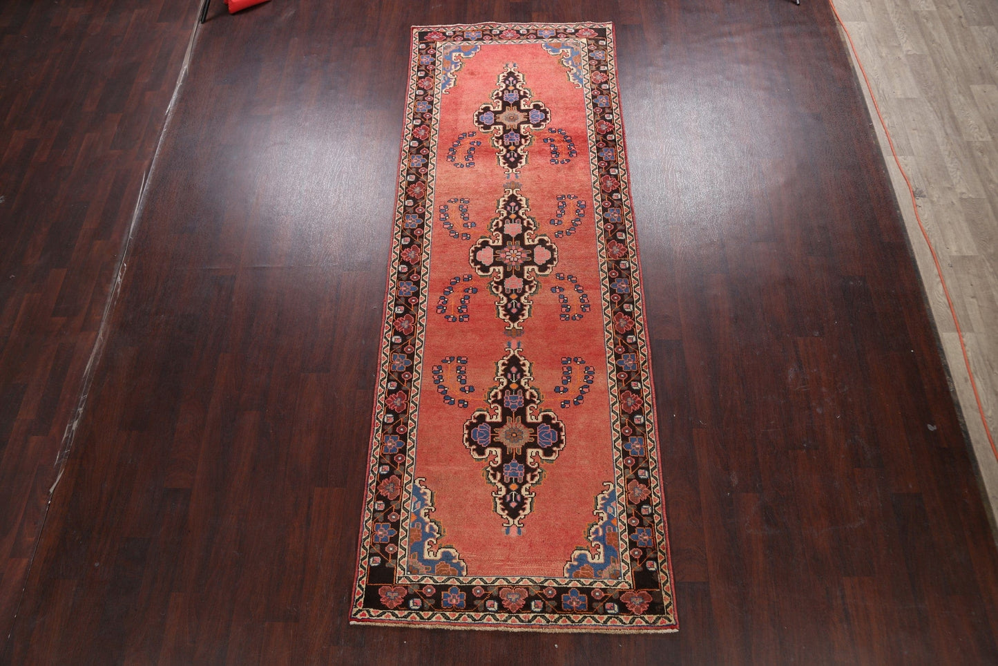 Tribal Bakhtiari Persian Runner Rug 4x10