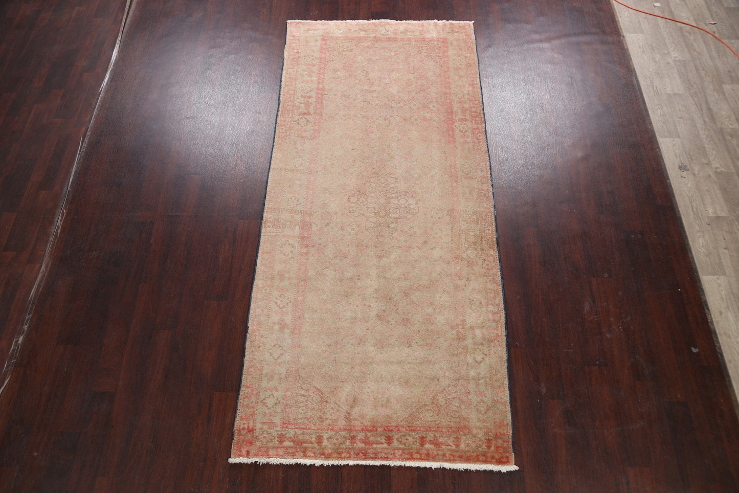 Antique Muted Sarouk Persian Runner Rug 5x10