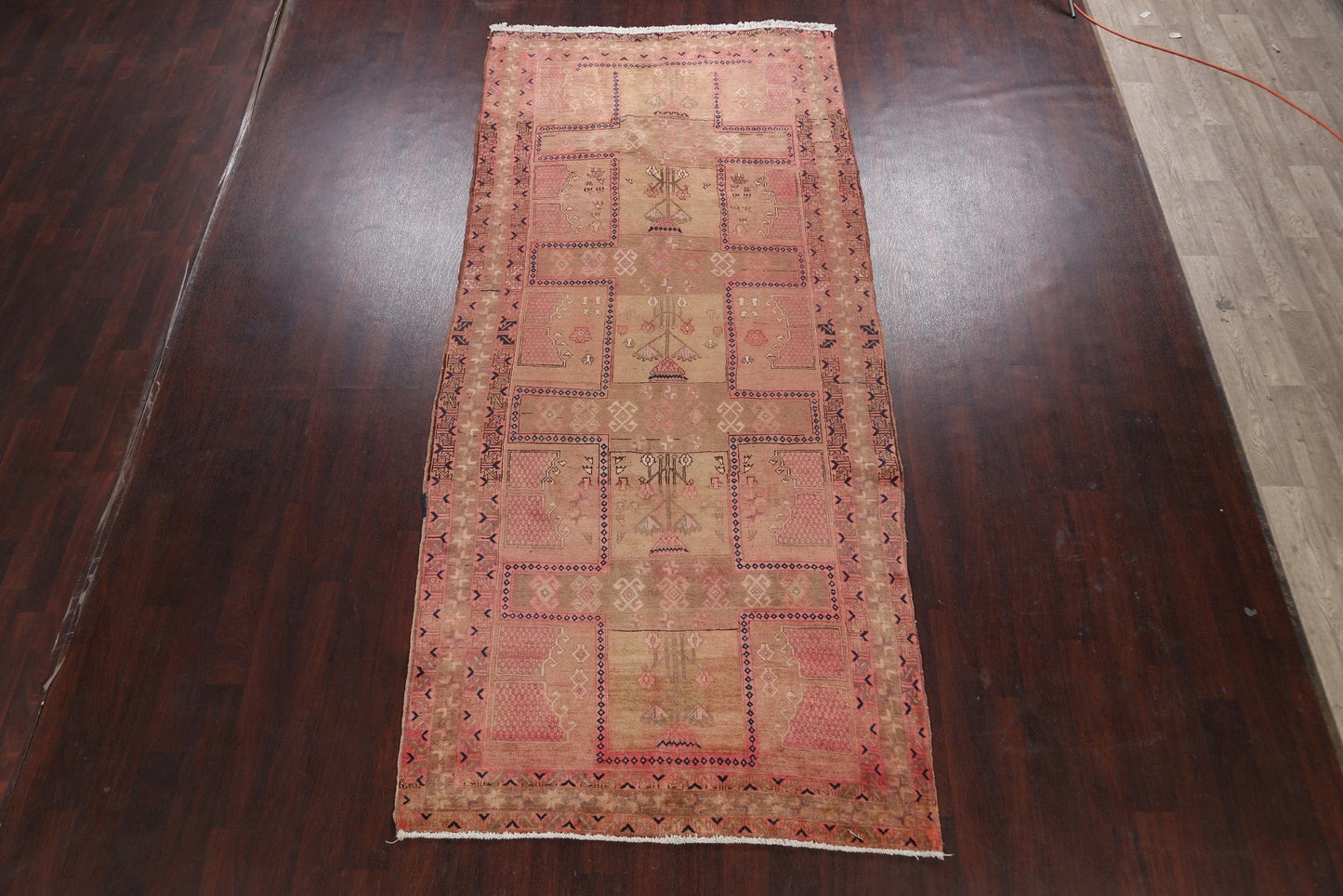 Antique Meshkin Persian Runner Rug 5x11