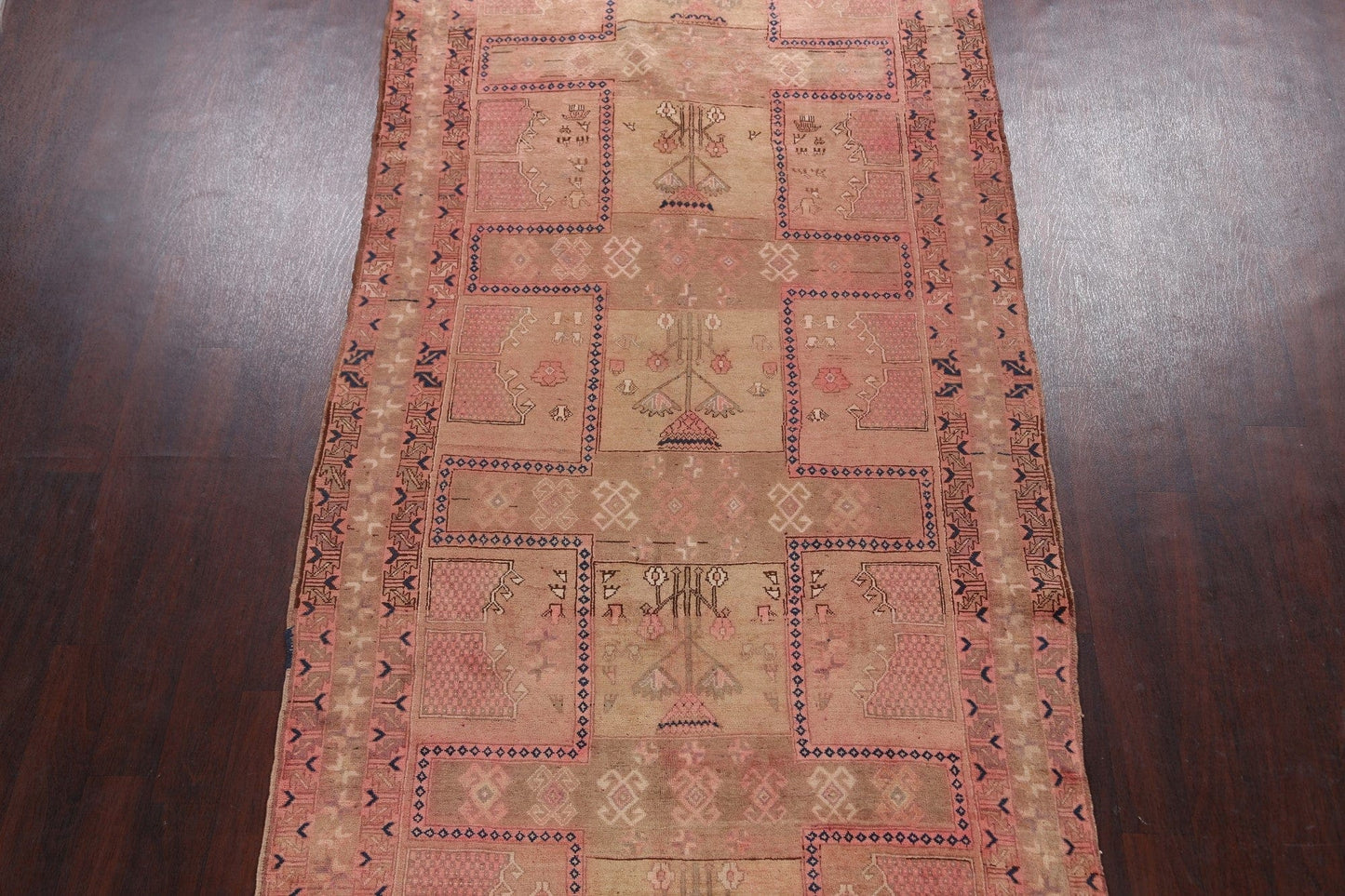 Antique Meshkin Persian Runner Rug 5x11