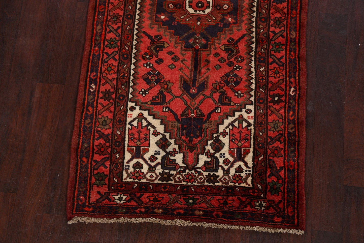 Tribal Vintage Hamedan Persian Area Rug 3x6