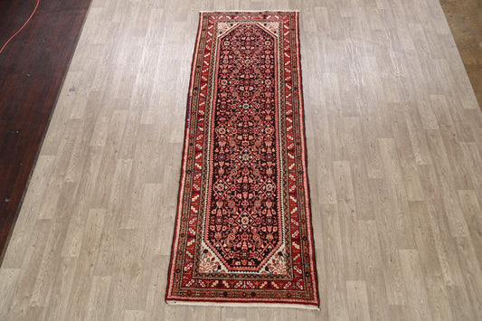 Tribal Hamedan Persian Runner Rug 4x10