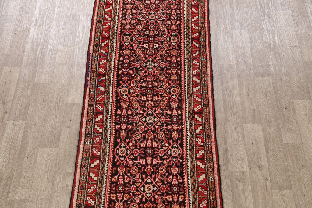 Tribal Hamedan Persian Runner Rug 4x10