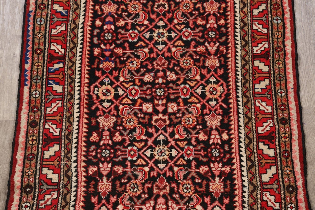 Tribal Hamedan Persian Runner Rug 4x10