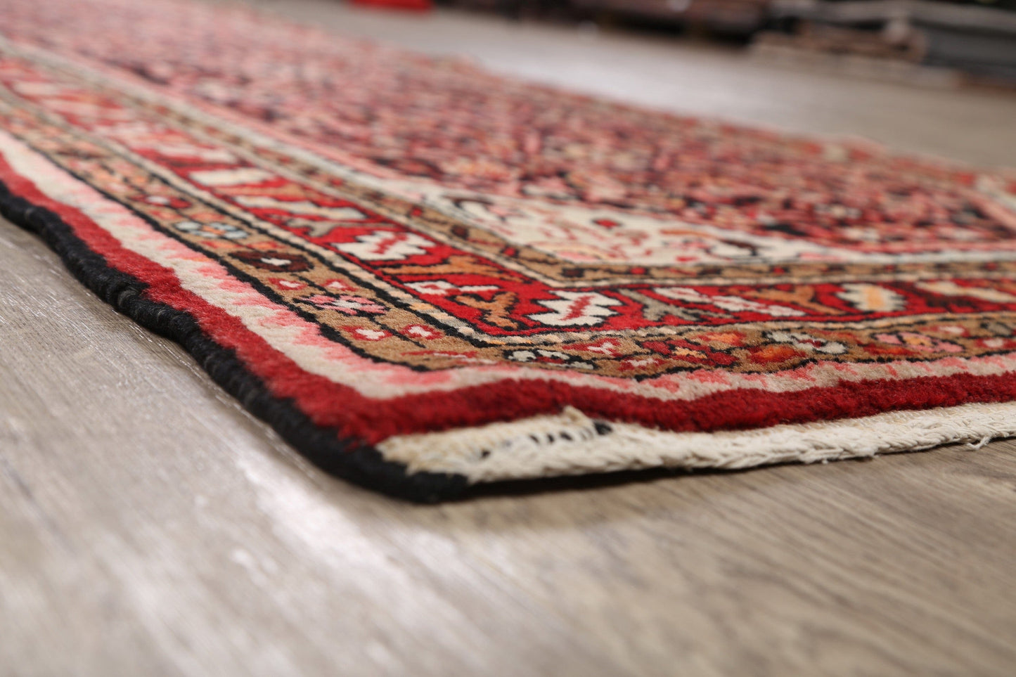 Tribal Hamedan Persian Runner Rug 4x10