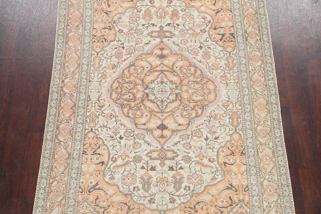 Floral Kerman Persian Area Rug 5x7