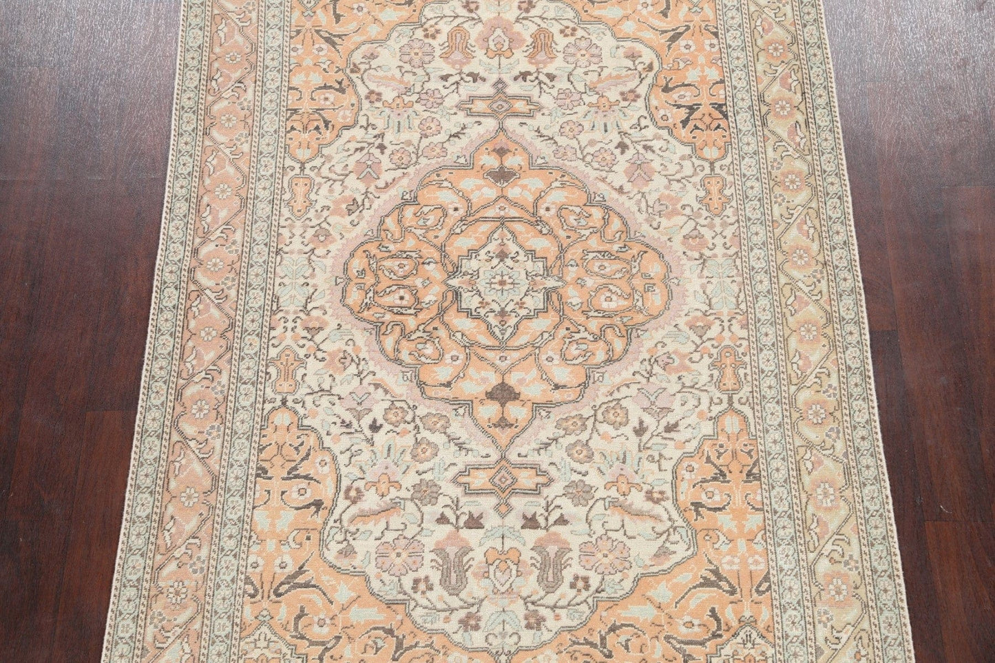 Floral Kerman Persian Area Rug 5x7