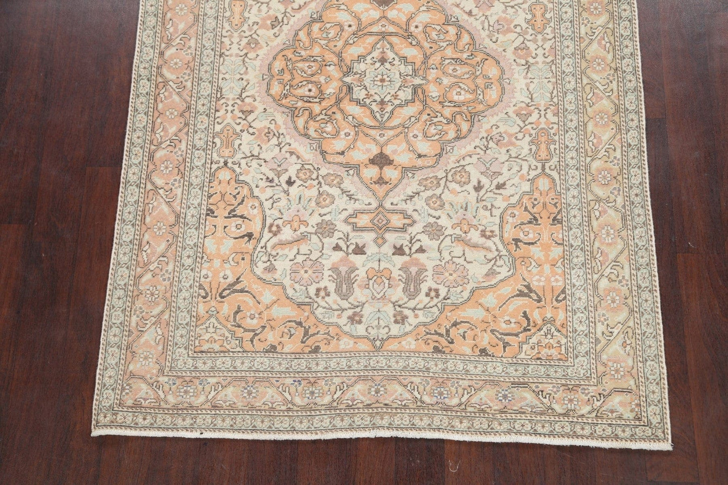 Floral Kerman Persian Area Rug 5x7