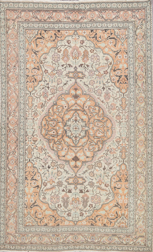 Floral Kerman Persian Area Rug 5x7