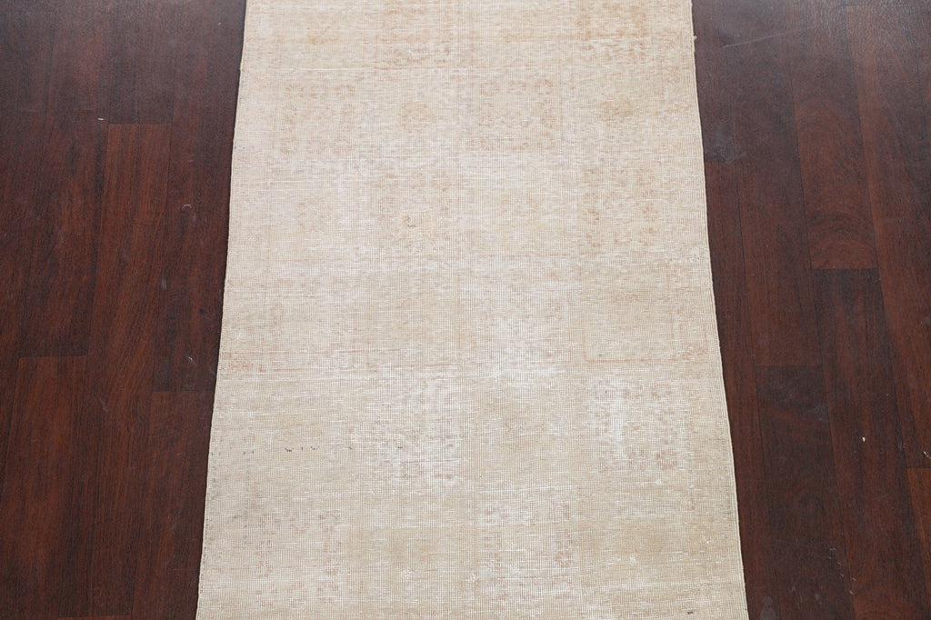 Muted Distressed Tabriz Persian Area Rug 3x6