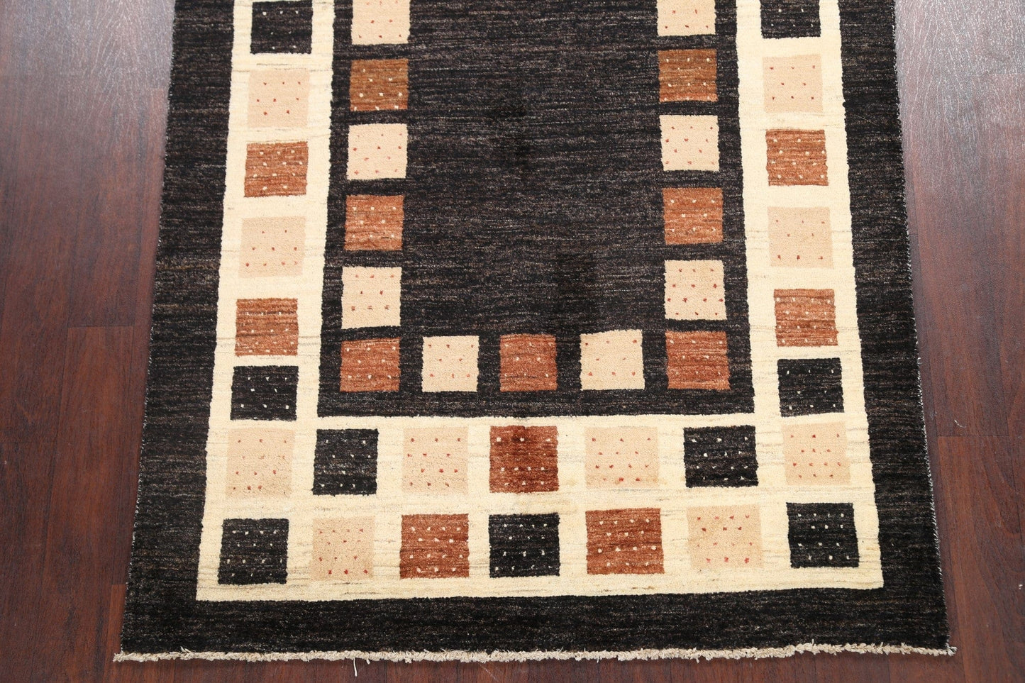 Geometric Gabbeh Kashkoli Oriental Area Rug 5x7