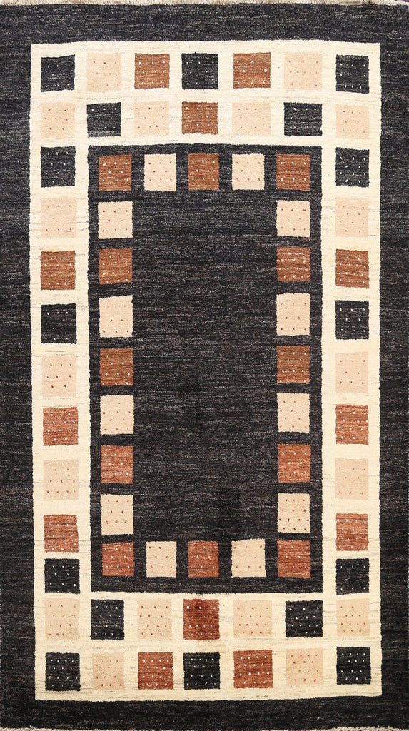 Geometric Gabbeh Kashkoli Oriental Area Rug 5x7