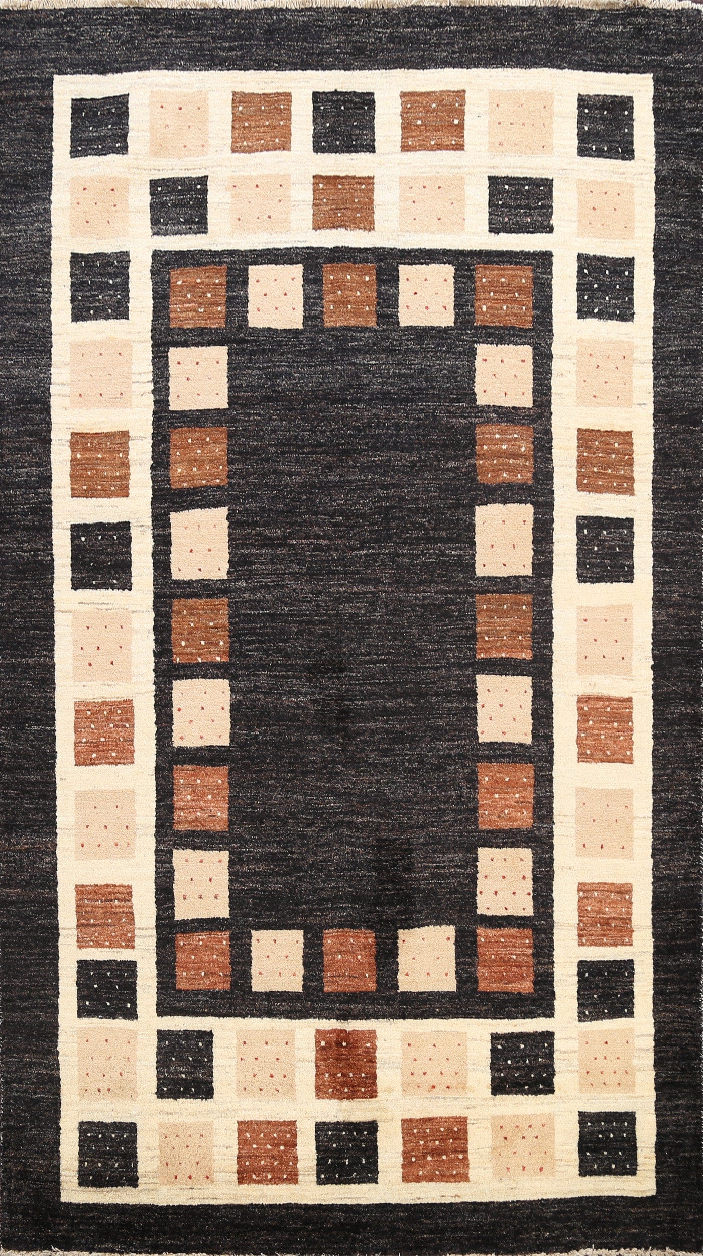 Geometric Gabbeh Kashkoli Oriental Area Rug 5x7