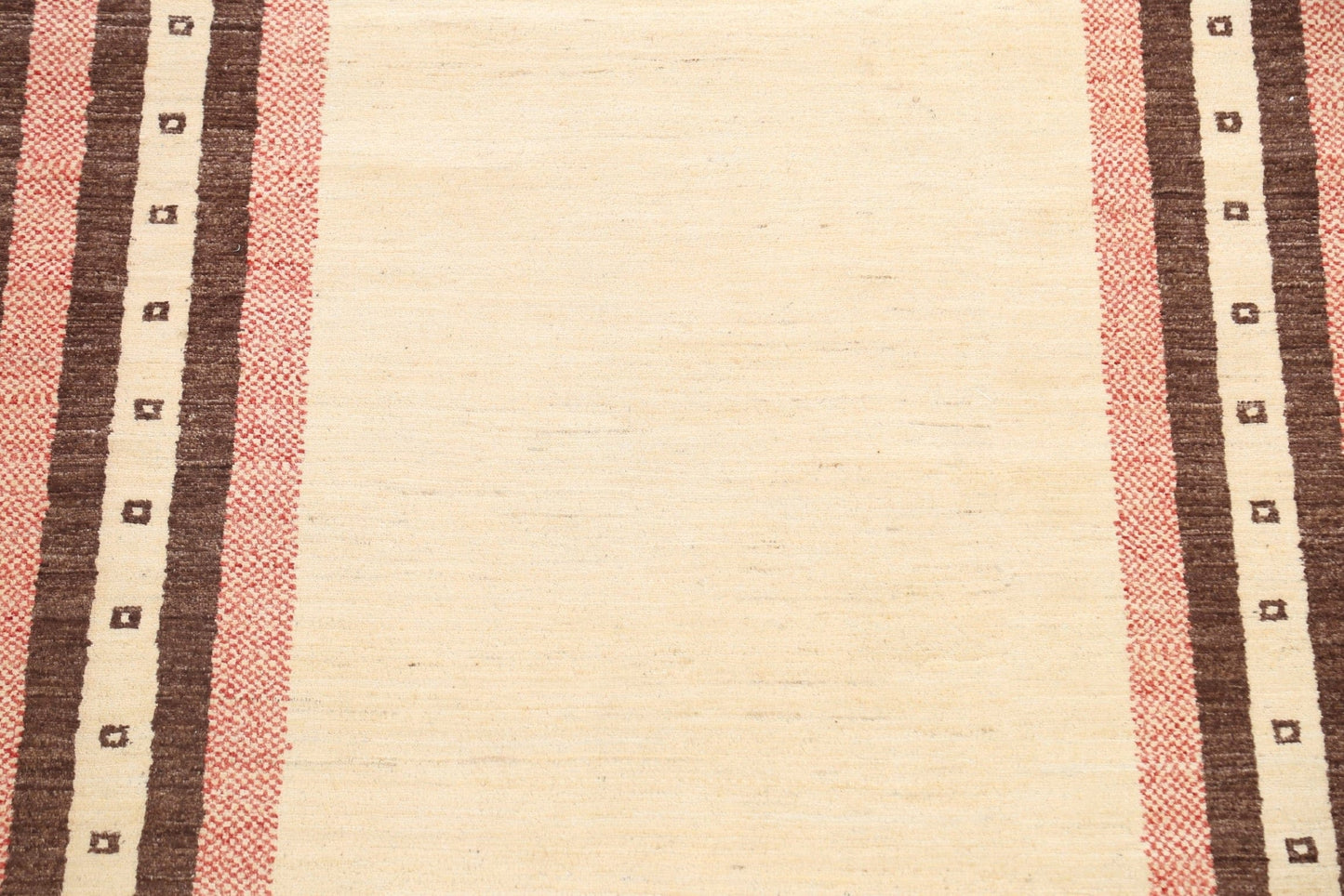 Bordered Gabbeh Kashkoli Oriental Area Rug 5x8