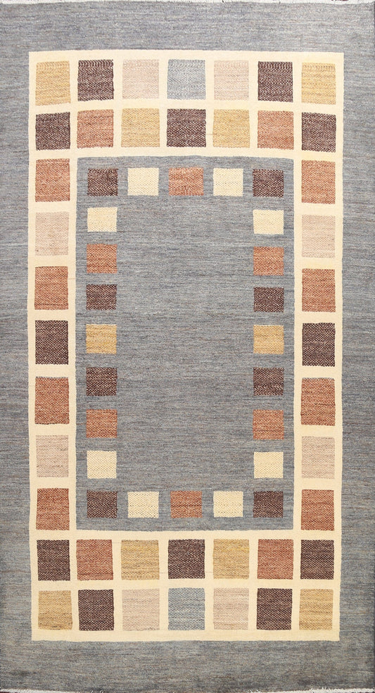 Geometric Gabbeh Kashkoli Oriental Area Rug 6x9