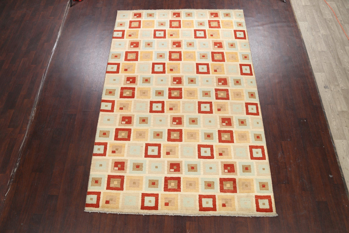 Geometric Gabbeh Kashkoli Oriental Area Rug 7x10