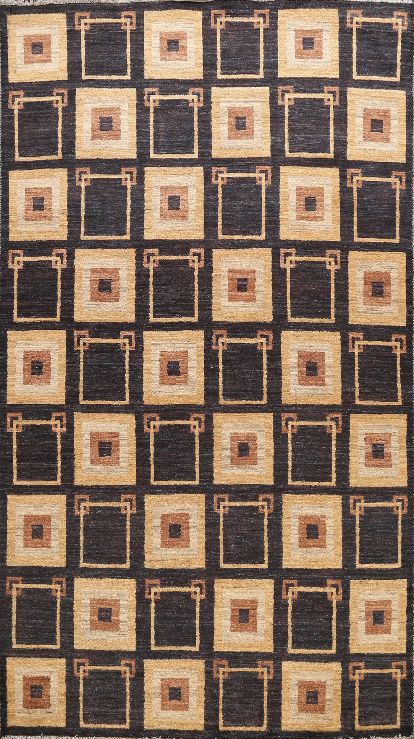 Geometric Gabbeh Kashkoli Oriental Area Rug 6x10