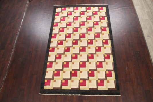 Geometric Gabbeh Kashkoli Oriental Area Rug 6x10