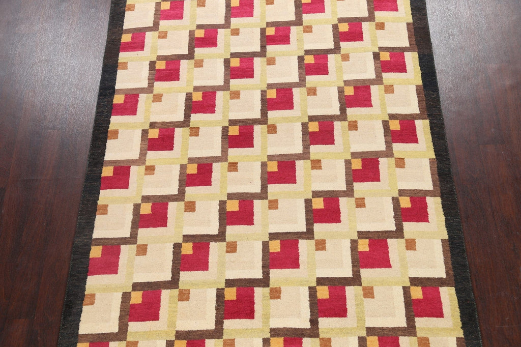 Geometric Gabbeh Kashkoli Oriental Area Rug 6x10