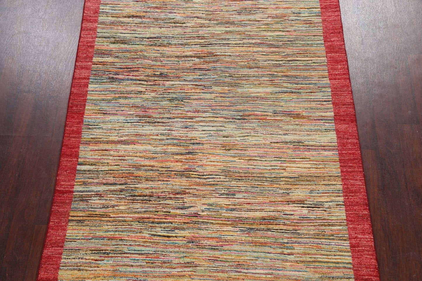 Bordered Gabbeh Kashkoli Oriental Area Rug 6x8