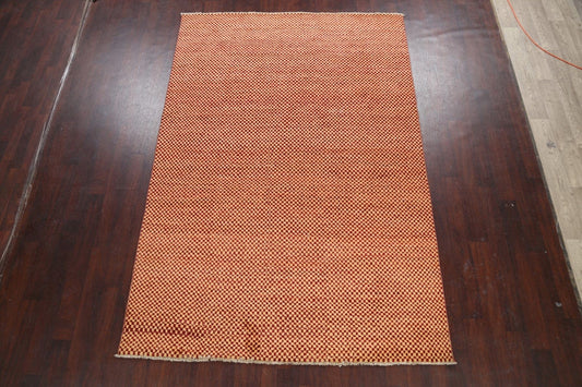 Checkered Gabbeh Kashkoli Oriental Area Rug 6x10